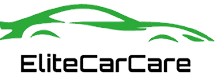 Elite Car Care Calgary logo with green car outline representing professional window tinting brand.